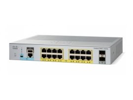 Cisco Catalyst 2960L 16 port GigE with PoE, 2 x 1G SFP, LAN Lite, WS-C2960L-16PS-LL